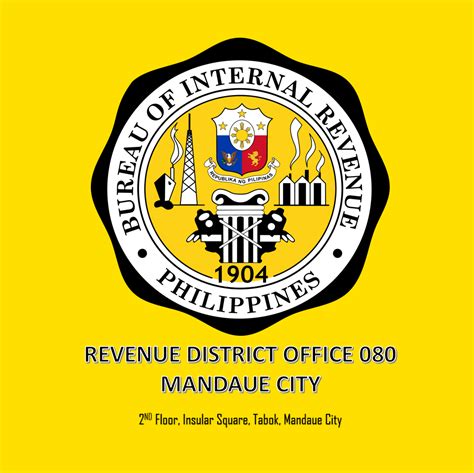 bir rdo 080 revenue district officer|Revenue District Office No. 80 – Mandaue City, Cebu.